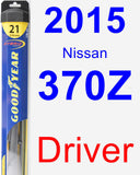 Driver Wiper Blade for 2015 Nissan 370Z - Hybrid