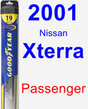 Passenger Wiper Blade for 2001 Nissan Xterra - Hybrid