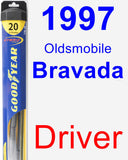 Driver Wiper Blade for 1997 Oldsmobile Bravada - Hybrid