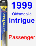 Passenger Wiper Blade for 1999 Oldsmobile Intrigue - Hybrid