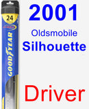 Driver Wiper Blade for 2001 Oldsmobile Silhouette - Hybrid