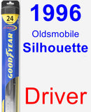 Driver Wiper Blade for 1996 Oldsmobile Silhouette - Hybrid