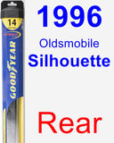 Rear Wiper Blade for 1996 Oldsmobile Silhouette - Hybrid