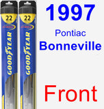 Front Wiper Blade Pack for 1997 Pontiac Bonneville - Hybrid