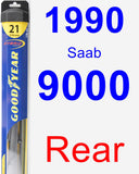 Rear Wiper Blade for 1990 Saab 9000 - Hybrid