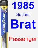 Passenger Wiper Blade for 1985 Subaru Brat - Hybrid