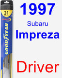 Driver Wiper Blade for 1997 Subaru Impreza - Hybrid