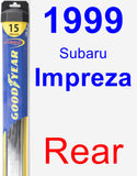 Rear Wiper Blade for 1999 Subaru Impreza - Hybrid