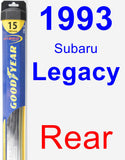 Rear Wiper Blade for 1993 Subaru Legacy - Hybrid