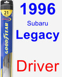 Driver Wiper Blade for 1996 Subaru Legacy - Hybrid