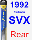 Rear Wiper Blade for 1992 Subaru SVX - Hybrid