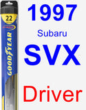 Driver Wiper Blade for 1997 Subaru SVX - Hybrid