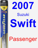 Passenger Wiper Blade for 2007 Suzuki Swift - Hybrid