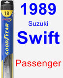 Passenger Wiper Blade for 1989 Suzuki Swift - Hybrid