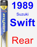 Rear Wiper Blade for 1989 Suzuki Swift - Hybrid