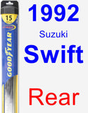 Rear Wiper Blade for 1992 Suzuki Swift - Hybrid