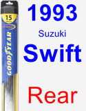 Rear Wiper Blade for 1993 Suzuki Swift - Hybrid