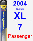 Passenger Wiper Blade for 2004 Suzuki XL-7 - Hybrid