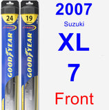 Front Wiper Blade Pack for 2007 Suzuki XL-7 - Hybrid