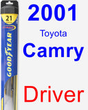 Driver Wiper Blade for 2001 Toyota Camry - Hybrid