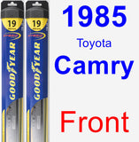 Front Wiper Blade Pack for 1985 Toyota Camry - Hybrid