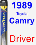 Driver Wiper Blade for 1989 Toyota Camry - Hybrid