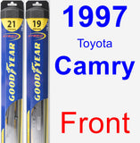 Front Wiper Blade Pack for 1997 Toyota Camry - Hybrid