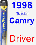 Driver Wiper Blade for 1998 Toyota Camry - Hybrid