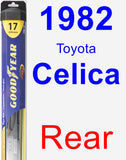 Rear Wiper Blade for 1982 Toyota Celica - Hybrid