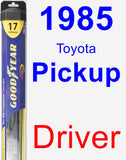 Driver Wiper Blade for 1985 Toyota Pickup - Hybrid