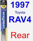 Rear Wiper Blade for 1997 Toyota RAV4 - Hybrid