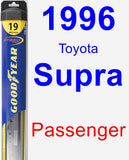 Passenger Wiper Blade for 1996 Toyota Supra - Hybrid