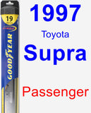 Passenger Wiper Blade for 1997 Toyota Supra - Hybrid