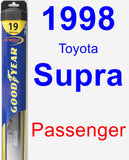 Passenger Wiper Blade for 1998 Toyota Supra - Hybrid