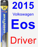 Driver Wiper Blade for 2015 Volkswagen Eos - Hybrid